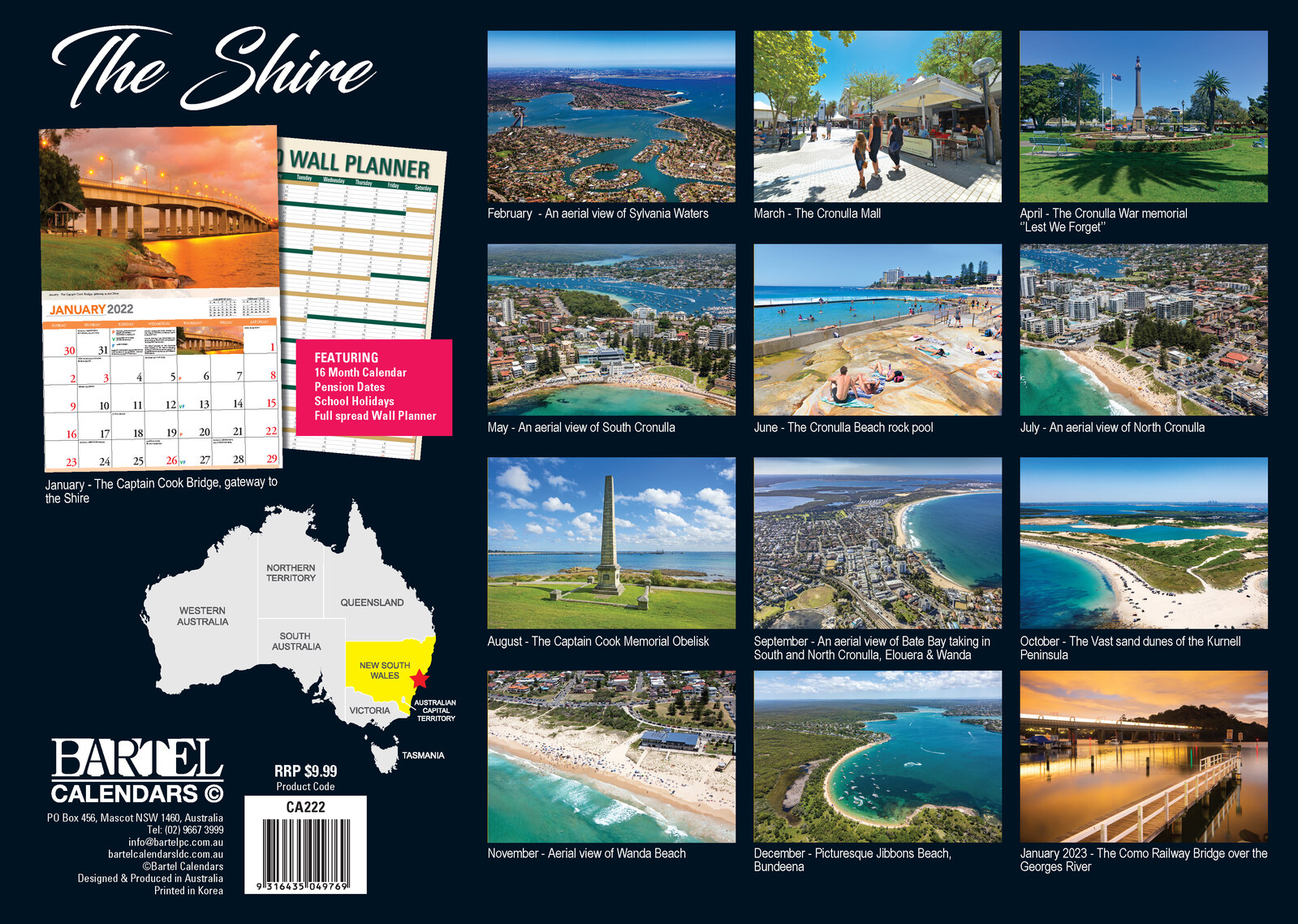THE SHIRE - SYDNEY 2021 CALENDAR