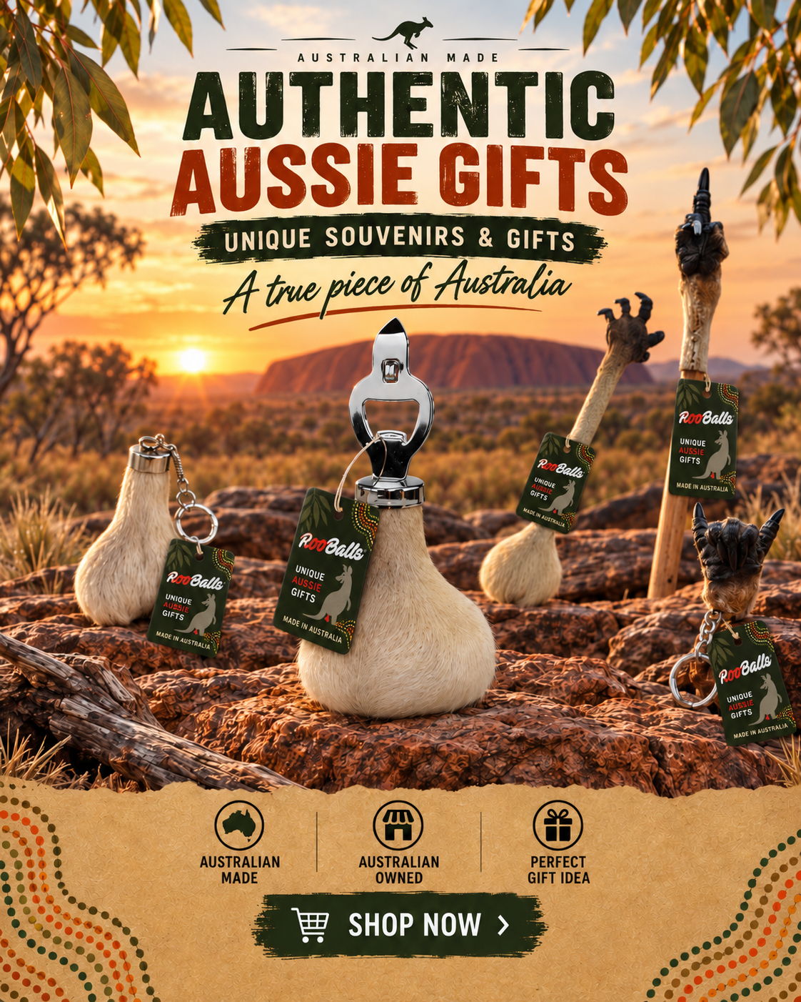 Authentic Kangaroo Gifts - M