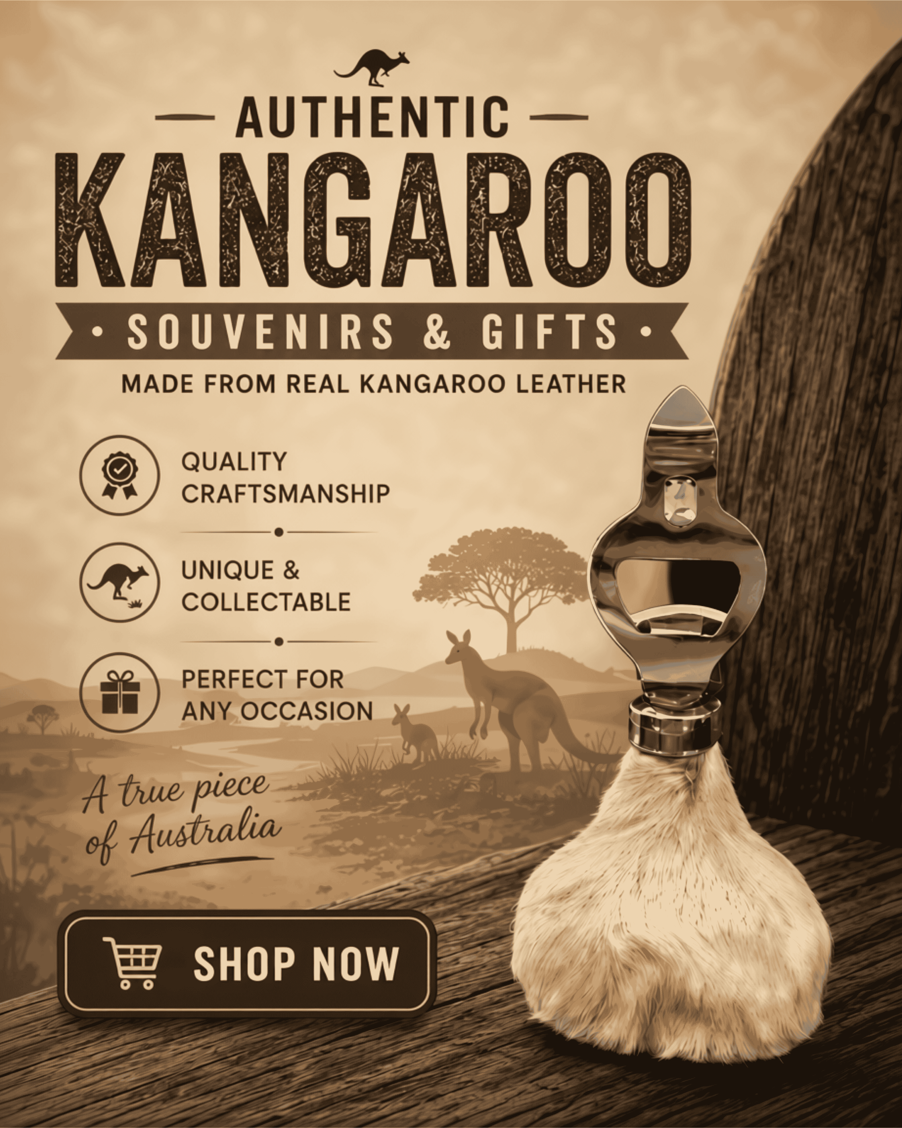 Authentic Kangaroo Gifts - M