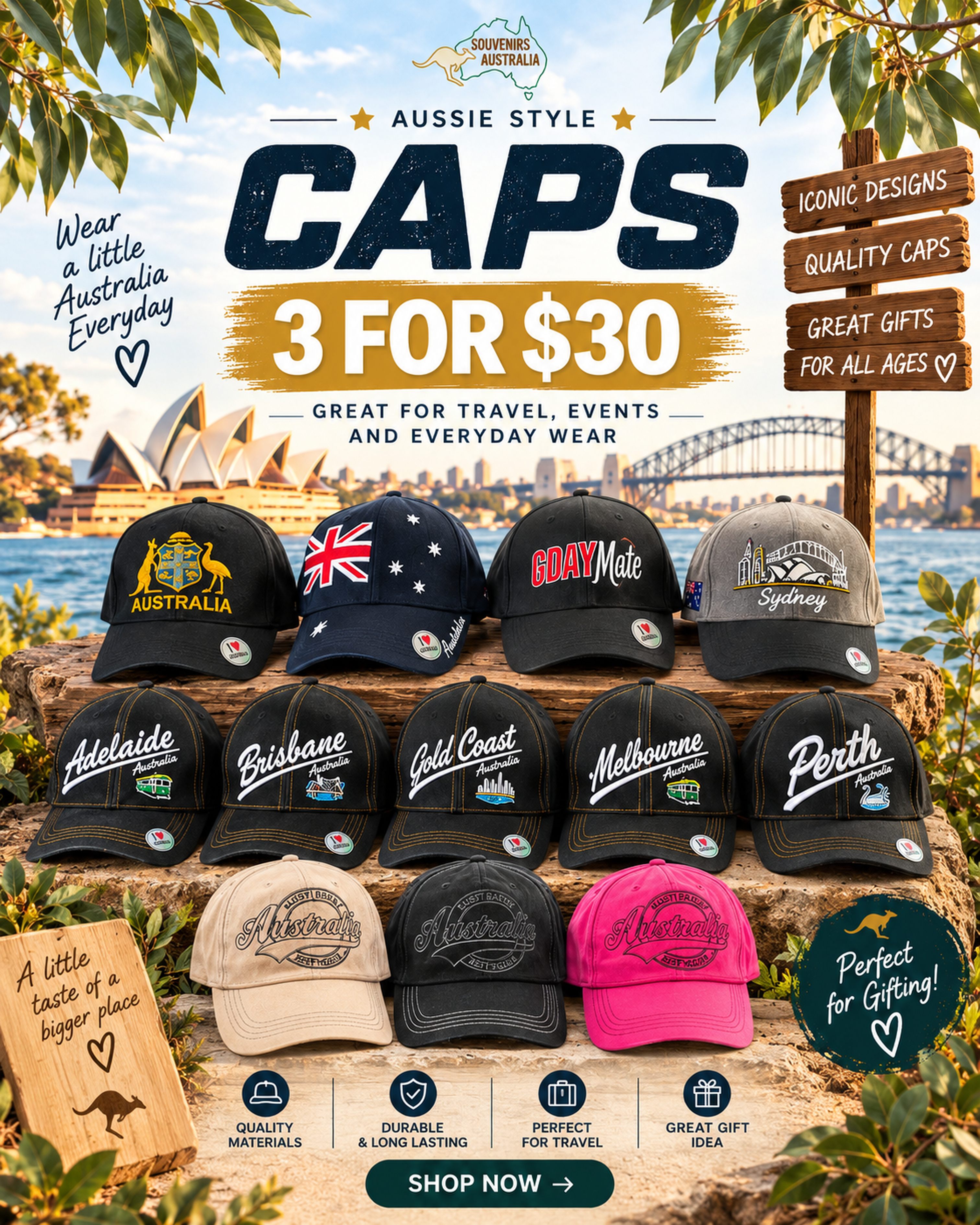 Caps - M