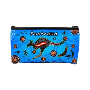 Blue Aboriginal Art Pencil Case