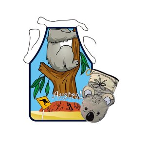 Apron & Mitten Set - Koala