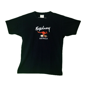 Sydney & Kangaroo T-Shirt [Colour: Dark Blue] [Size: S - Small]