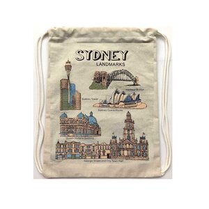 Sydney Canvas Cotton Drawstring Bag