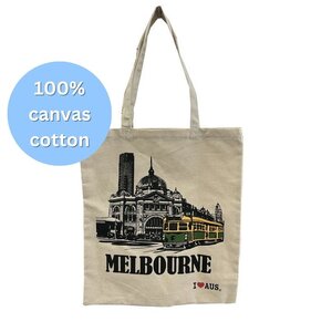 Melbourne Canvas Cotton Shopping Bag