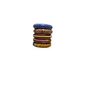 Wooden Bangle - Aboriginal Dot Art