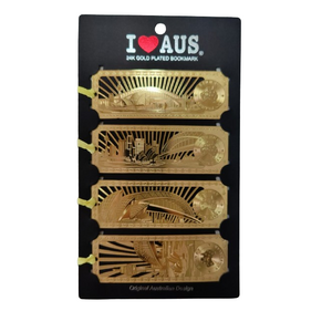 Gold Plated Sydney Bookmarks - Pack of 4