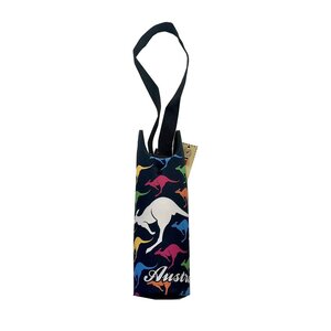 Drink Bottle Bag - Colourful Kangaroo