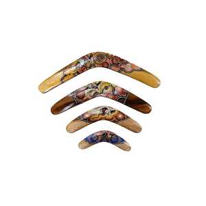 Boomerang - Aboriginal Dot Art