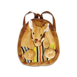 Kangaroo with Removable Toy Backpack