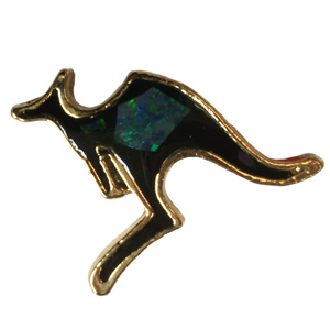 KANGAROO OPAL BROOCH