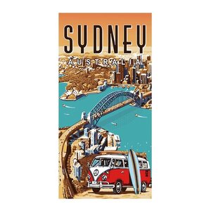 Vintage Sydney Beach Towel