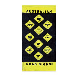 Roadsigns Beach Towel