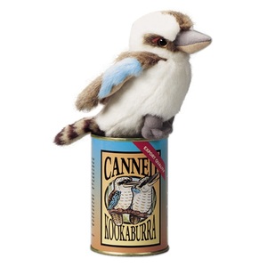 Plush Kookaburra in a Can