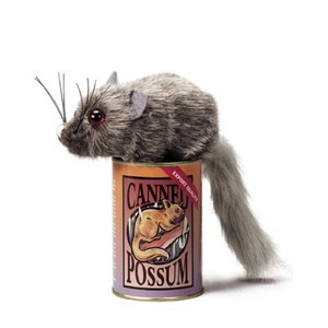 Plush Possum in a Can