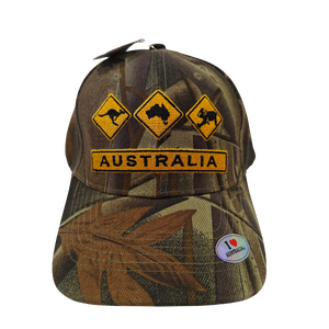 Camouflage Cap with Roadsigns | 3 for $30