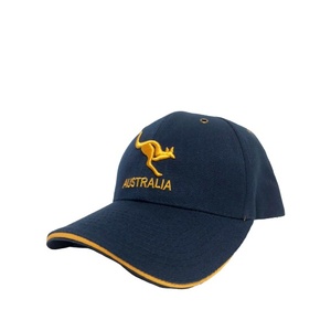 Navy Cap with Gold Kangaroo