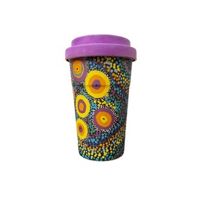 Bamboo Coffee Cup - Seven Sisters Dreaming