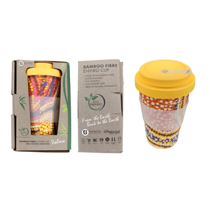 Bamboo Coffee Cup - Snake Dreaming 