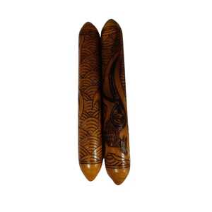 Aboriginal Burnt Art Clapsticks