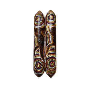 Aboriginal Dot Art Clapsticks
