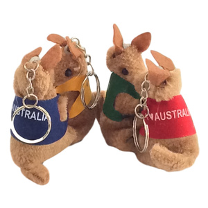 Cling-on Kangaroos Keychain 4 Pack