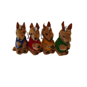 Cling-on Kangaroos Keychain 4 Pack