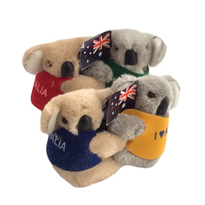 Cling-on Koalas with Vest & Australian Flag 4 Pack