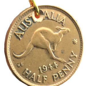 Australian Half Penny Pendant