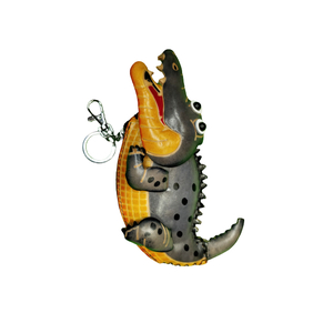 Handmade Leather Coin Purse - Crocodile
