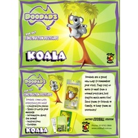 Koala Doodat Pop-Up 3D Construction Postcard