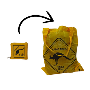 Australian Roadsign - Folding Shopping Bag