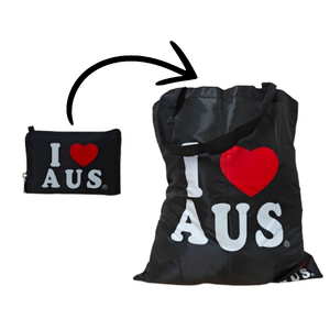 I Love Australia - Folding Shopping Bag