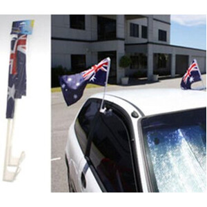 Australian Flag Car Flag - 2 Pack