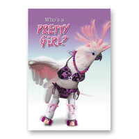 Rollerskate Cocky - Greeting Card