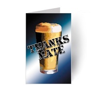 Thanks Mate Beer - Greeting Card