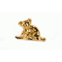 Gold Plated Koala Hat Pins - 5 Pack