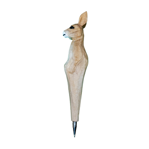 HAND CRAFTED PEN - LIGHT BROWN KANGAROO