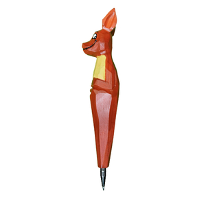 HAND CRAFTED PEN - RED KANGAROO