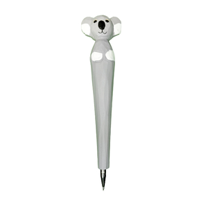 HAND CRAFTED PEN - LIGHT GREY KOALA
