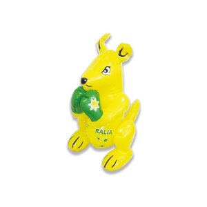 Inflatable Boxing Kangaroo with Green Gloves - Small 