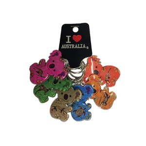Koala Shaped Keyring - 6 Pack