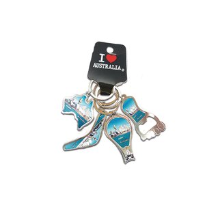 Sydney Keyring - 4 Pack