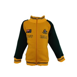 Kids Green & Gold Australia Jacket
