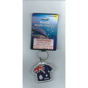 Australia T-Shirt Keyring