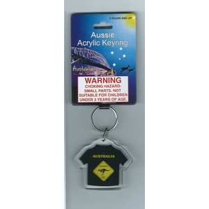 Roadsign T-Shirt Keyring