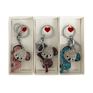 Sparkling Silver Koala - Premium Keyring