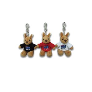 Kangaroo with Jumper - Plush Keyring