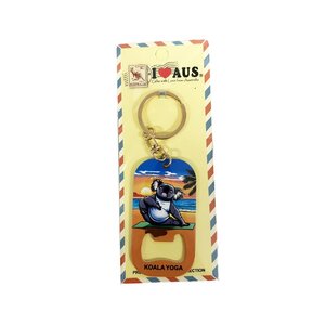 Koala Yoga Bottle Opener Keyring