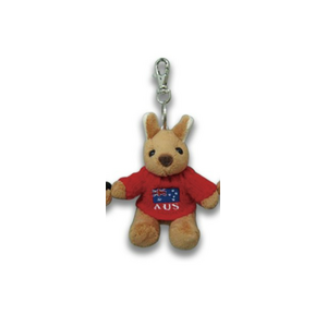 Kangaroo with Red Jumper - Plush Keyring